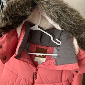 NWT Roxy Cold Weather Pink Jacket
